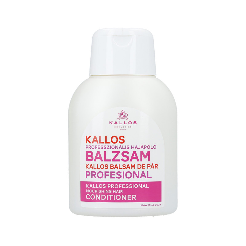 KALLOS NOURISHING Hair conditioner balsamo rigenerante per capelli secchi 500ml