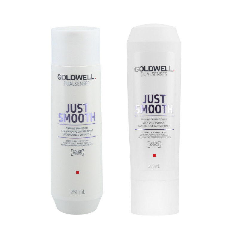 GOLDWELL DUALSENSES JUST SMOOTH Conjunto shampoo 250ml + condicionador 200ml