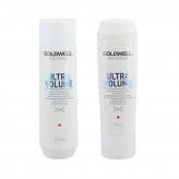 Conjunto GOLDWELL DUALSENSES ULTRA VOLUME shampoo 250ml + condicionador 200ml