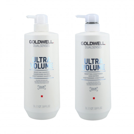 GOLDWELL DUALSENSES ULTRA VOLUME Zestaw szampon 1000ml+odżywka 1000ml