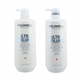 GOLDWELL DUALSENSES ULTRA VOLUME 1000 ml Shampoo + 1000 ml Conditioner Set