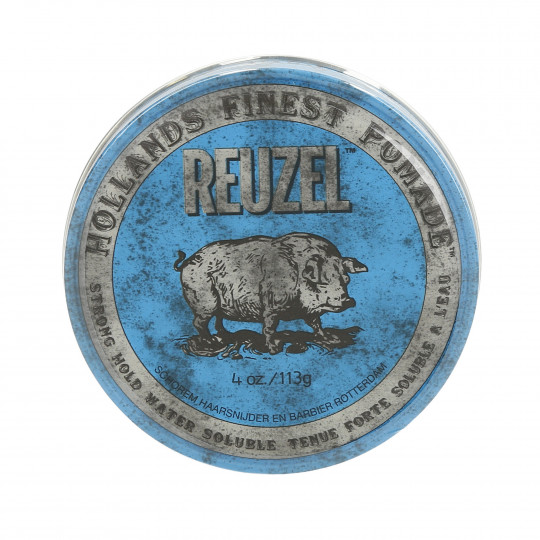 REUZEL Blue Strong Hold High Shine Water Soluble Pomade 113g
