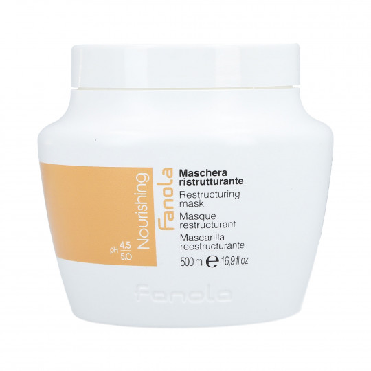 FANOLA NOURISHING Máscara capilar reestruturante e reestruturante 500ml