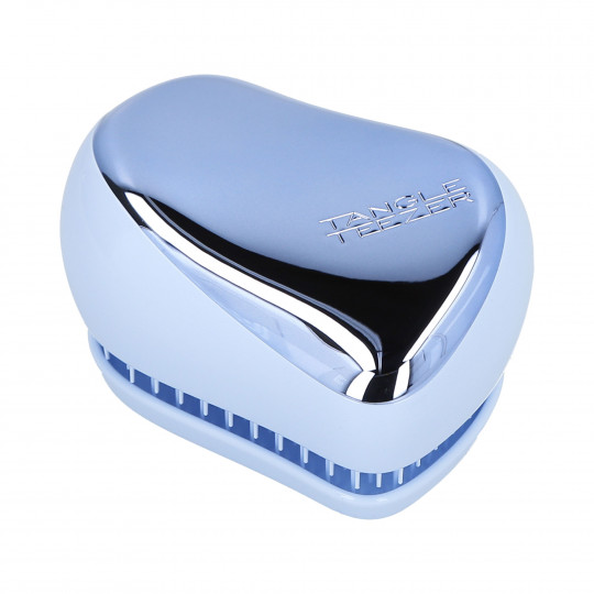 TANGLE TEEZER Compact Styler Baby Blue Chrome - Brosse à cheveux démêlante