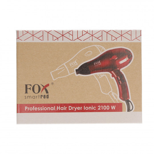 FOX SMART Preto Secador de cabelo vermelho 2100W