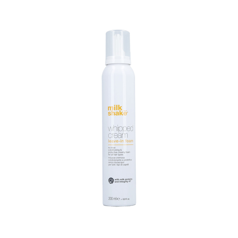 MILK SHAKE CONDICIONING WHIPPED CREAM creme mousse sem enxágue para todos os tipos de cabelo 200ml