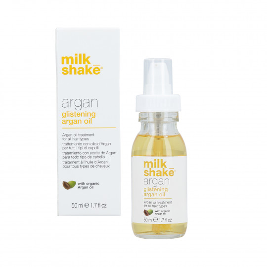 MILK SHAKE GLISTENING ARGAN OIL óleo de argan nutritivo para todos os tipos de cabelo 50ml