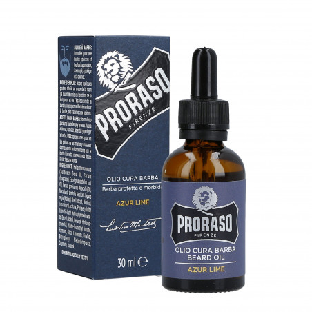 PRORASO AZUR LIME BEARD OIL 30ML