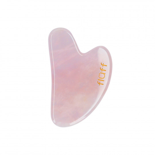 FLUFF Pierre de quartz rose gua sha