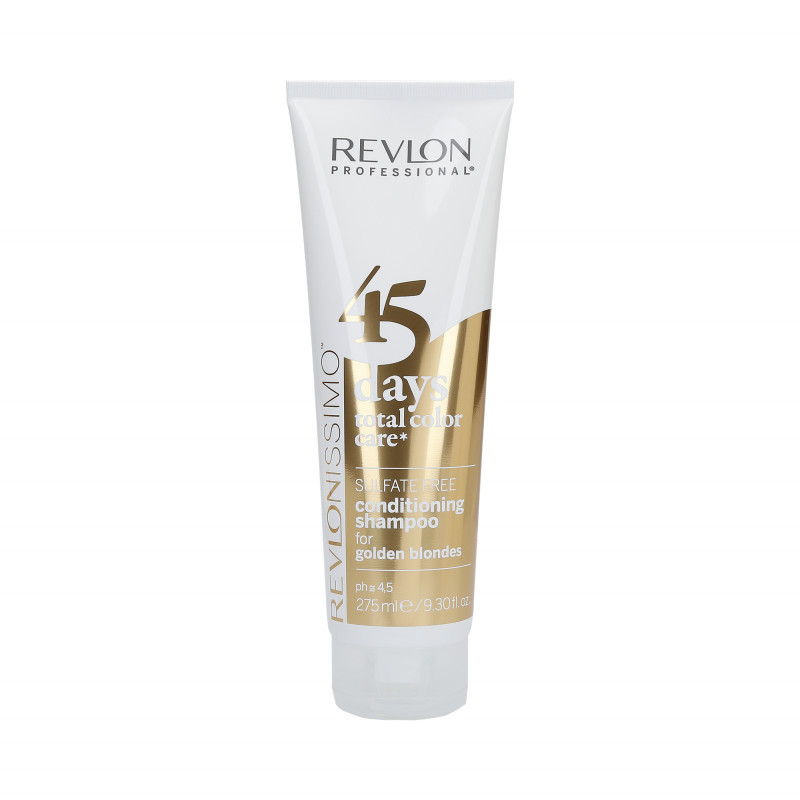 REVLON REVLONISSIMO 45 DAYS Golden Blondes Szampon i odżywka podtrzymująca kolor 275ml