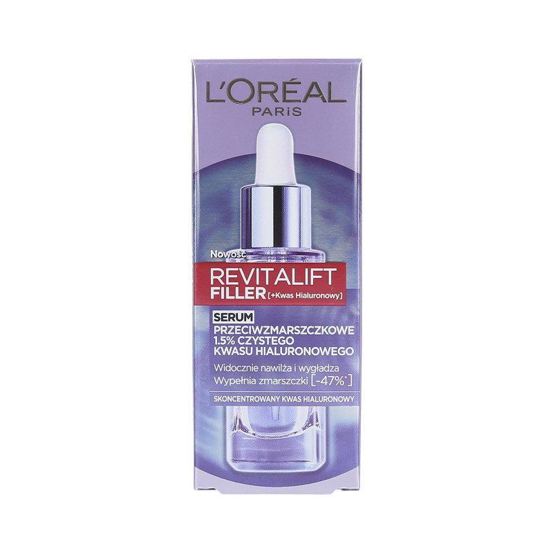 L’OREAL PARIS REVITALIFT FILLER Serum z kwasem hialuronowym 30ml