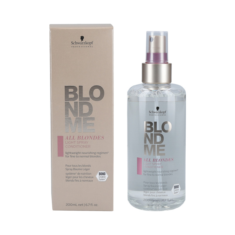 SCHWARZKOPF BLONDME ALL BLONDES Condicionador leve em spray 200ml