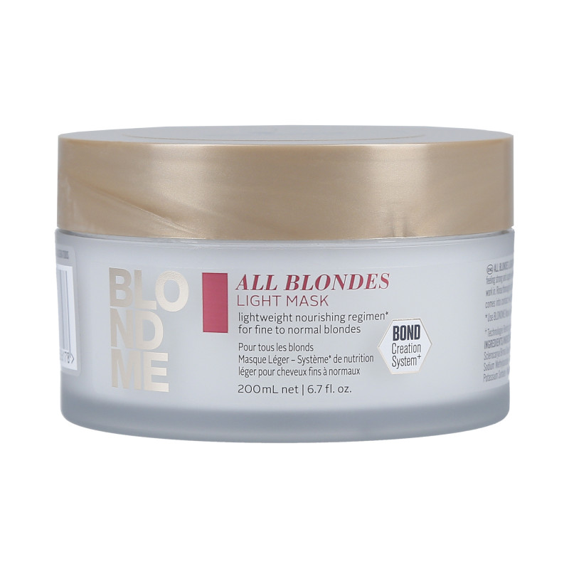 SCHWARZKOPF BLONDME ALL BLONDES Világos hajmaszk 200ml