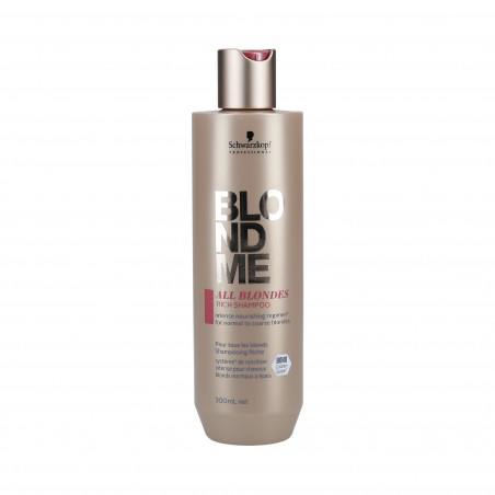 SCHWARZKOPF BLONDME ALL BLONDES Intensivshampoo für Haare 300ml - 1 SCHWARZKOPF BLONDME ALL BLONDES Intensivshampoo für Haare 300ml - 1
