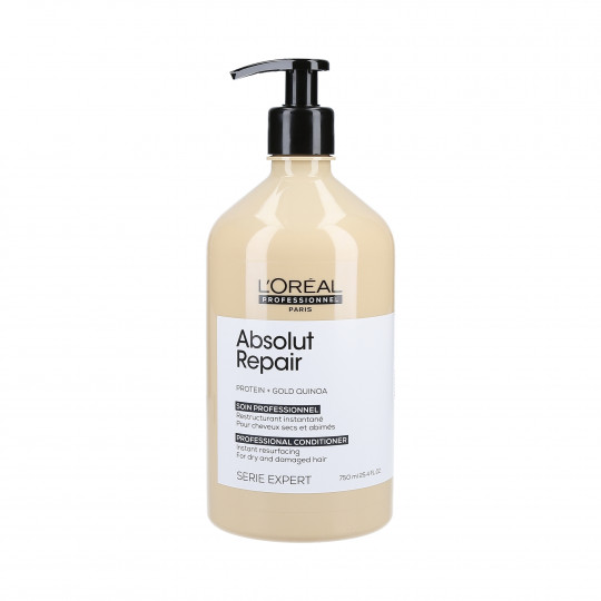 L'OREAL PROFESSIONNEL ABSOLUT REPAIR Gold Quinoa+Protein Condicionador Regenerador 750ml