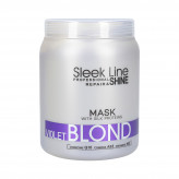 STAPIZ PROFESSIONAL SLEEK LINE VIOLET BLOND Maska do włosów 1000ml - 1