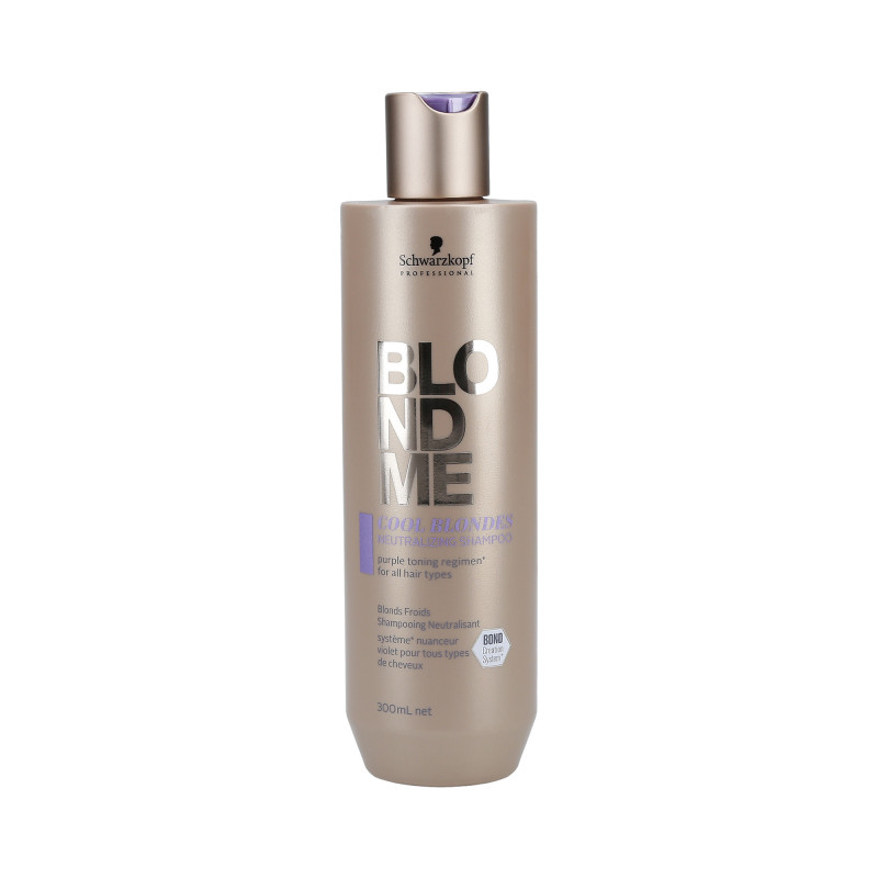 SCHWARZKOPF PROFESSIONAL BLONDME Cool Me Blonde Purple hajsampon 300 ml