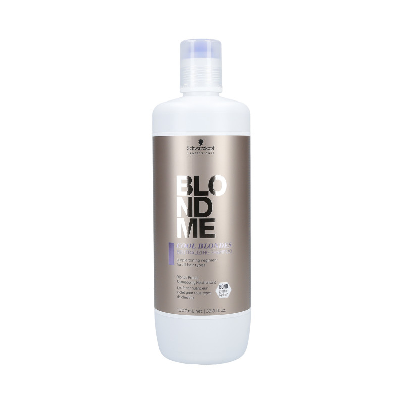 SCHWARZKOPF PROFESSIONAL BLONDME Cool Me Blonde Purple hajsampon 1000 ml