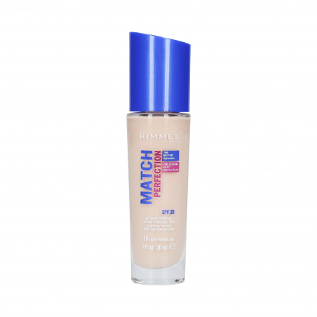 RIMMEL MATCH PERFECTION SPF20 010 PORCELAIN 30ML