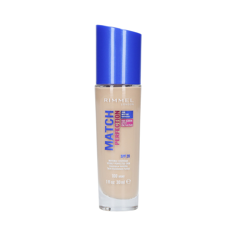 RIMMEL MATCH PERFECTION SPF20 100 IVORY 30ML