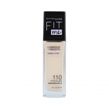 Maybelline Fit Me Foundation Luminous + Smooth 110 Porcelain