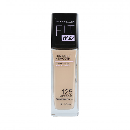 FIT ME L&S FOUNDATION 125 NUDE BEIGE 30ML