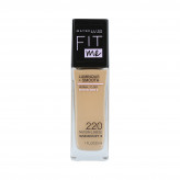 MAYBELLINE FIT ME LUMINOUS + SMOOTH kasvovoide 220 Natural beige 30ml