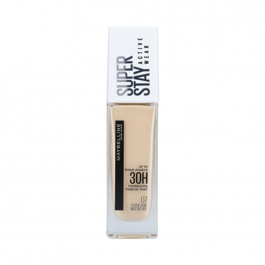 MAYBELLINE SUPERSTAY ACTIVE WEAR Arc alapozó 07 Classic Nude 30 ml