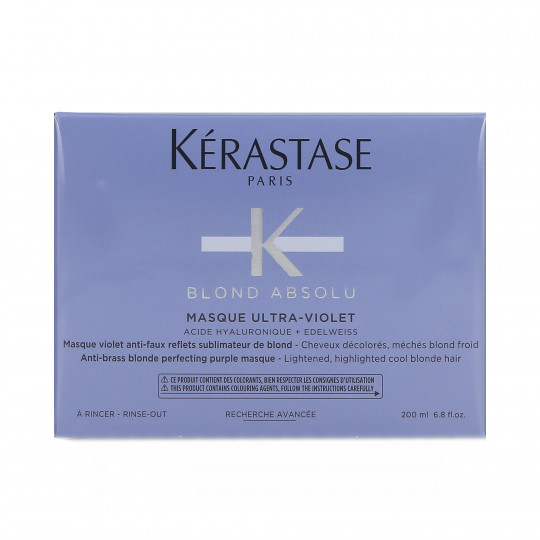 KÉRASTASE BLOND ABSOLU ULTRA-VIOLET Máscara neutralizando tons amarelos de loiro 200ml