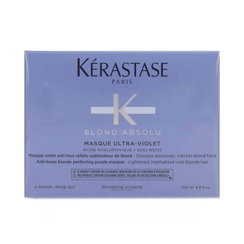 KÉRASTASE BLOND ABSOLU ULTRA-VIOLET Máscara neutralizando tons amarelos de loiro 200ml