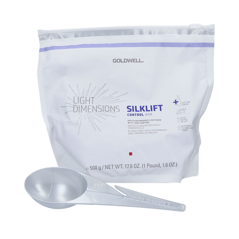 GOLDWELL SILK LIFT STRONG CONTROL ASH Rozjaśniacz do włosów 500g