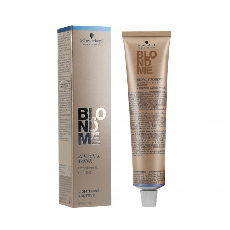 SCHWARZKOPF PROFESSIONAL BLONDME Bleach&Tone Toning and brightening cream for blonde hair 60ml