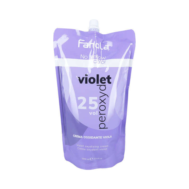 FANOLA NO YELLOW Fioletowy utleniacz w kremie 7% (25vol.) 1000ml - 1