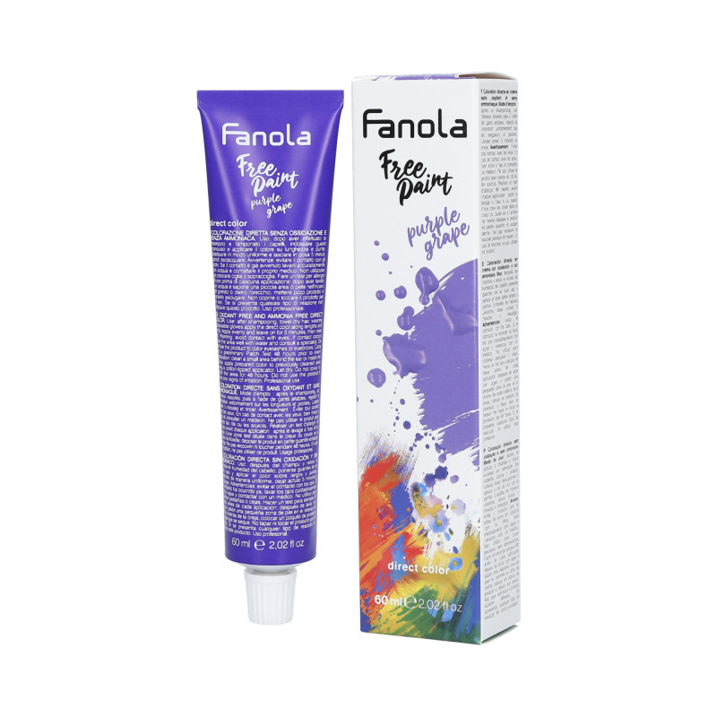 FANOLA FREE PAINT Półtrwała farba do włosów, 60ml