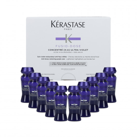 KERASTASE BLONDE ABSOLU Tratamento Ultravioleta para cabelos loiros 10x12ml