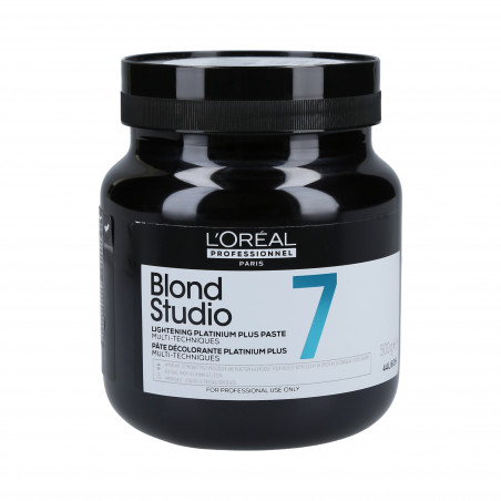 L'OREAL PROFESSIONNEL BLOND STUDIO Platinium Plus Pasta rozjaśniająca 500g - 1 L'OREAL PROFESSIONNEL BLOND STUDIO Platinium Plus Pasta rozjaśniająca 500g - 1