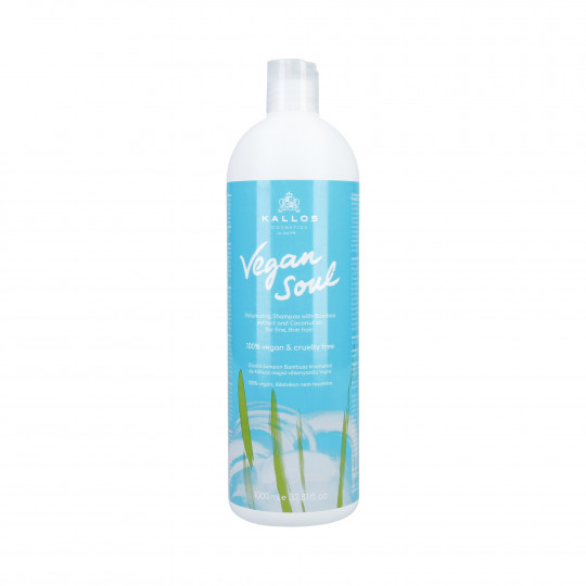 KLS VEGAN SOUL SHAMPOO VOLUMIZANTE 1L