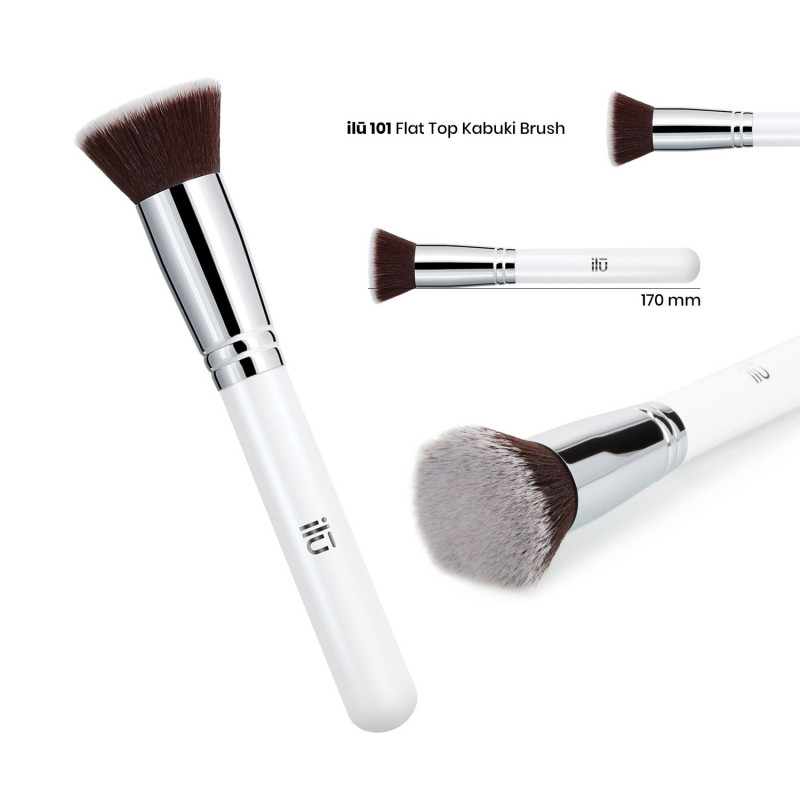 ilū 101 Pędzel Flat Top do podkładu