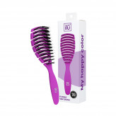 ilū My Happy Color Detangling Vent Hairbrush, Purple