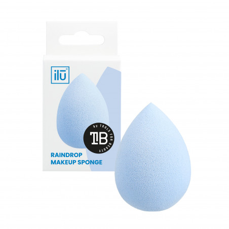 ilū Raindrop Makeup Sponge, Blue