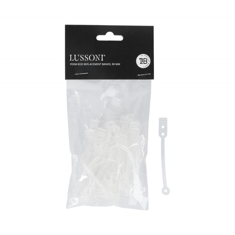 LUSSONI Silikonowe gumki do wałków, 90mm, 50 szt. LUSSONI Silikonowe gumki do wałków, 90mm, 50 szt.