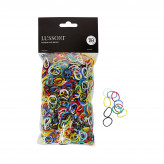 LUSSONI Gummi-Haarbänder, Ø15mm, 100gr