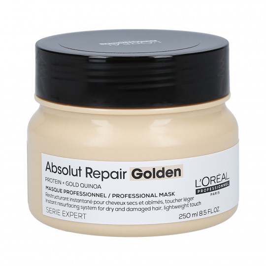 L’OREAL PROFESSIONNEL ABSOLUT REPAIR GOLDEN Gold Quinoa+Protein Mascarilla regeneradora de oro 250ml