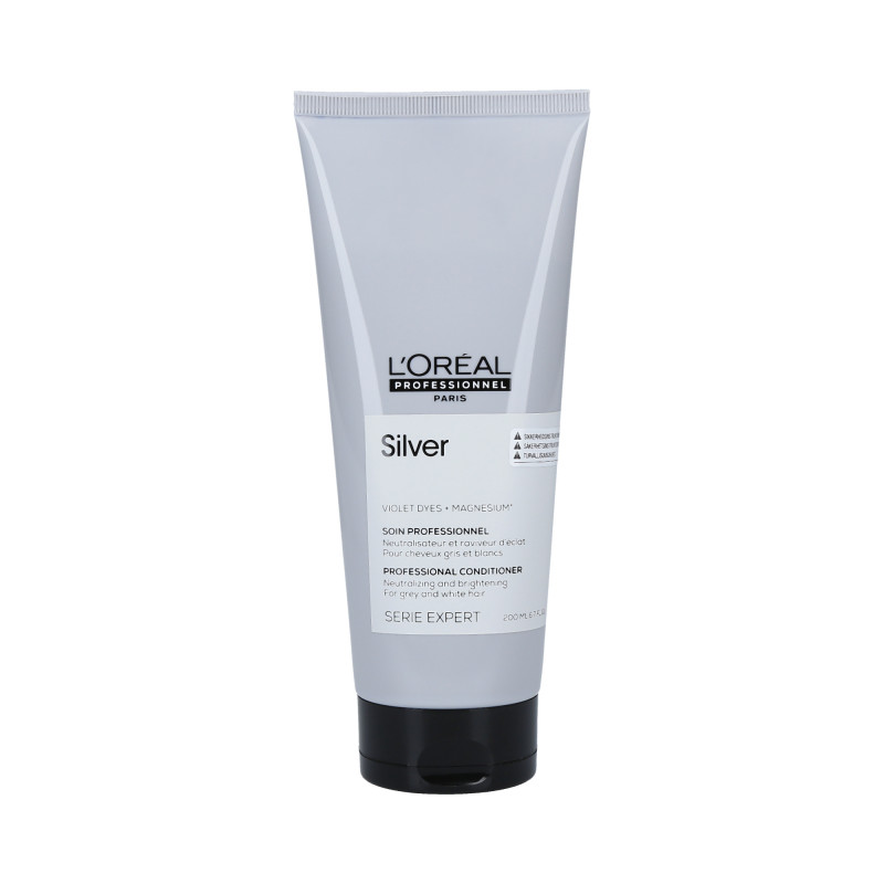 L'OREAL PROFESSIONNEL SILVER Creme Condicionador Neutralizante para cabelos grisalhos 200ml