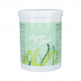 KALLOS VEGAN SOUL Nawilżająca maska do włosów suchych 1000ml - 1