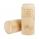 ILŪ BambooM! Set di 5 pennelli trucco con tubo in bambù