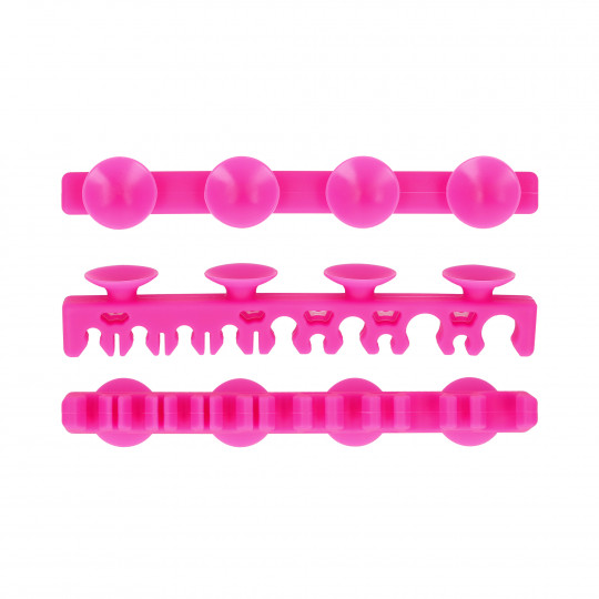 MIMO Support de Séchage en Silicone pour Pinceaux de Maquillage, Hot pink