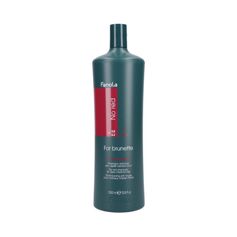 FANOLA NO RED Shampoo neutralizante para cabelos castanhos 1000ml