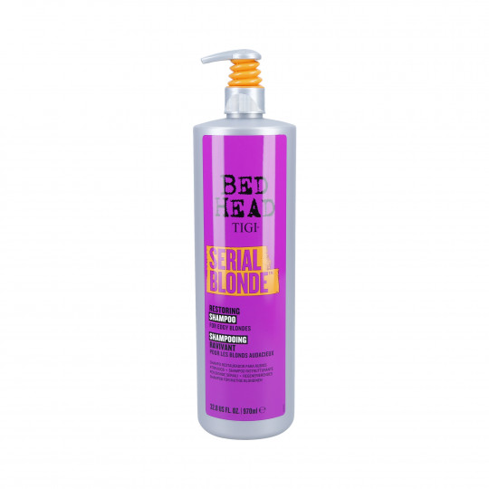 Shampoo TIGI SERIAL BLONDE para cabelos loiros 970ml