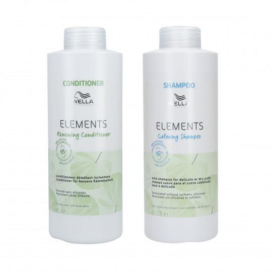 WELLA PROFESSIONALS ELEMENTS Set Shampoo 1000ml + Balsamo 1000ml
